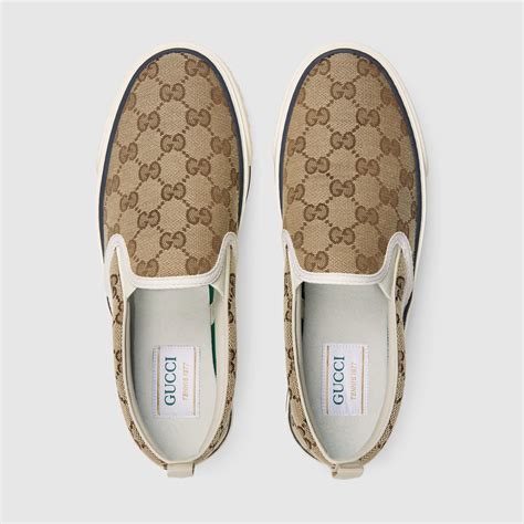 pull-on / slip-on gucci tennis shoes women|Women's Gucci Tennis 1977 slip.